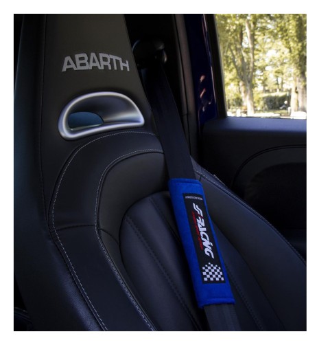 Kit 2 copricintura sicurezza sportivo Simoni Racing microfibra blu CC2 B V