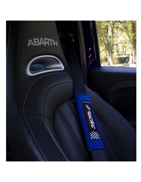 Kit 2 copricintura sicurezza sportivo Simoni Racing microfibra blu CC2 B V