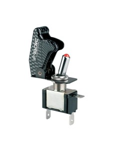 Interruttore Aeronautico illuminato Simoni Racing Baby Go light carbon