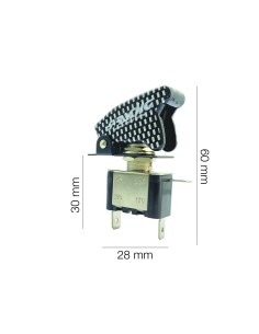 Interruttore Aeronautico illuminato Simoni Racing Baby Go light carbon 2