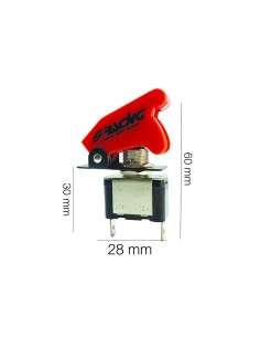 Interruttore Aeronautico Simoni Racing Baby Go Red 2