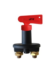 Interruttore universale staccabatteria a leva removibile 12 24V 100A