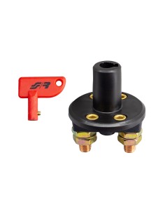 Interruttore universale staccabatteria a leva removibile 12 24V 100A 2