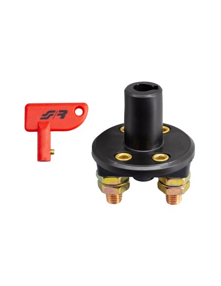 Interruttore universale staccabatteria a leva removibile 12 24V 100A