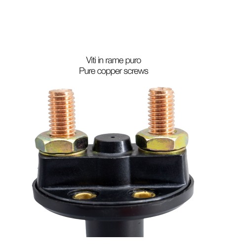 Interruttore universale staccabatteria a leva removibile 12 24V 100A