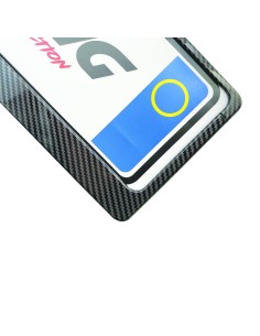 Portatarga anteriore auto carbon look Simoni Racing ACL 2