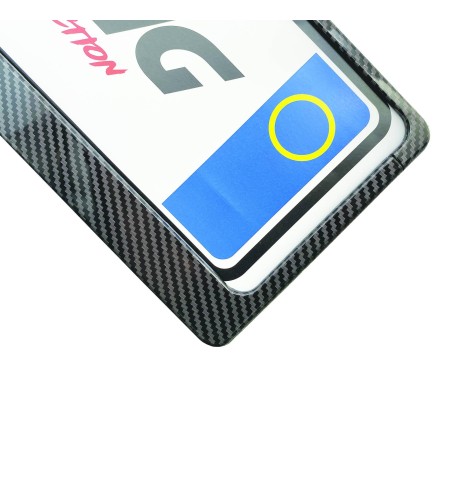 Portatarga anteriore auto carbon look Simoni Racing ACL