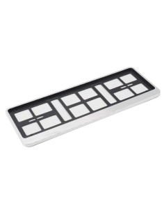Portatarga anteriore universale cromato con sistema antifurto PTX 2A 2