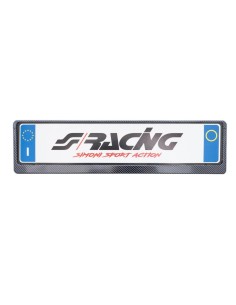 Portatarga posteriore universale carbon look PTX CL