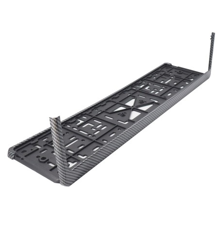 Portatarga posteriore universale carbon look PTX CL