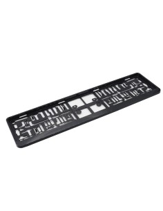 Portatarga posteriore universale in abs nero PTX N 2