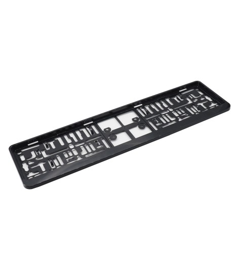 Portatarga posteriore universale in abs nero PTX N