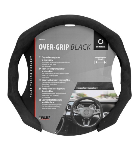 Coprivolante sportivo in microfibra universale Over Grip Nero