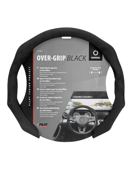 Coprivolante sportivo in microfibra universale Over Grip Nero