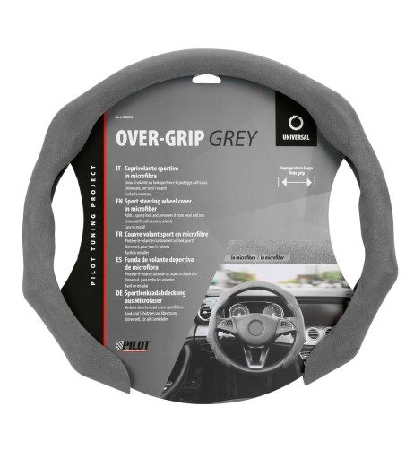 Coprivolante sportivo in microfibra universale Over Grip Grigio