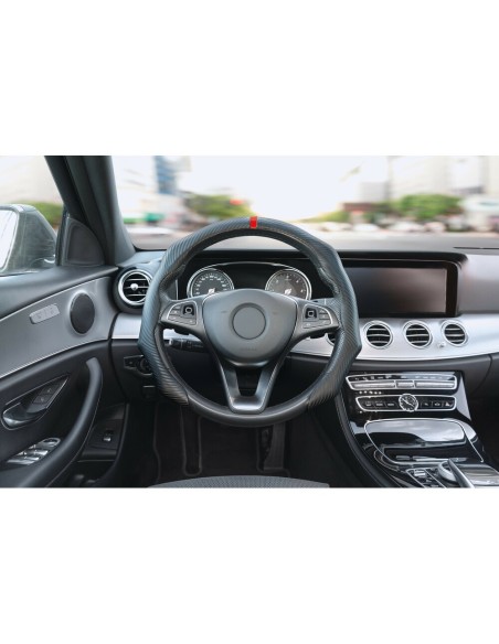 Coprivolante sportivo in PVC universale Over Grip Carbon look