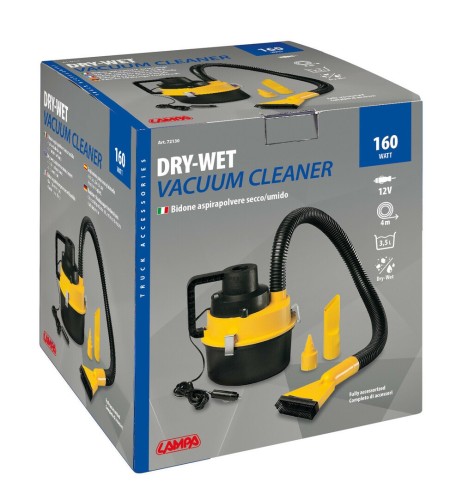 Bidone aspirapolvere 12V presa accendisigari