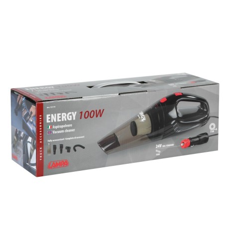 Aspirapolvere presa accendisigari Energy 24V 100W con accessori
