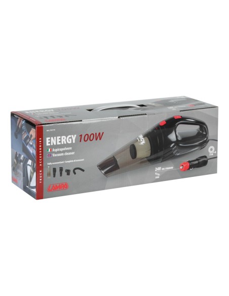Aspirapolvere presa accendisigari Energy 24V 100W con accessori