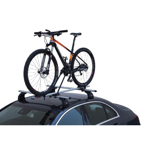 Portabici BICI 3000 in alluminio da tetto universale per barre max. 75x40