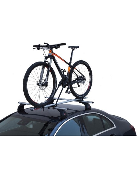 Portabici BICI 3000 in alluminio da tetto universale per barre max 75x40