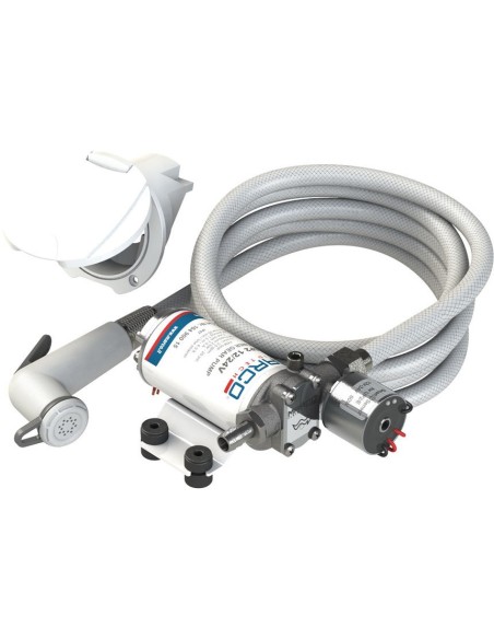 Kit Elettropompa doccetta acqua 12 24V adescam 1m portata max 10 l min