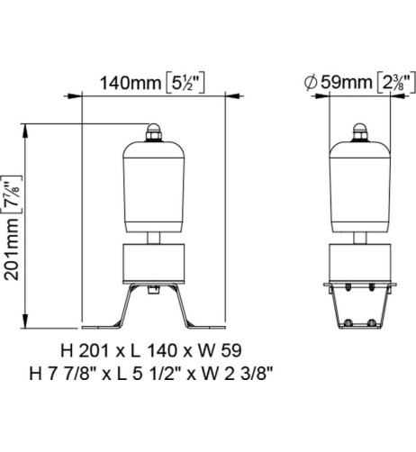 Fischio originale treno per Camion 8 bar TW1 Marco