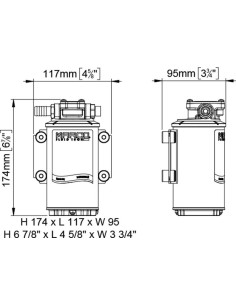 Elettropompa travaso olio 12V adescam 1 5m portata da 25 l h 2