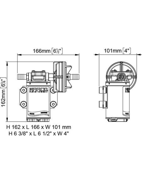 Elettropompa travaso gasolio 12V adescam 1 5m portata 15 l min