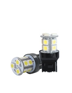 Kit 2 lampadine led T20 doppio filamento 13 microled superbianchi No Polari