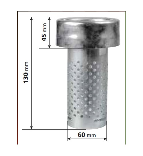 Antifurto camion serbatoio carburante attacco a baionetta 60mm