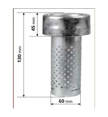 Antifurto camion serbatoio carburante attacco a baionetta 60mm