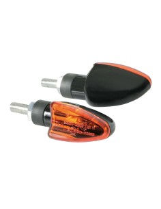 Coppia frecce indicatori direzione moto scooter nero