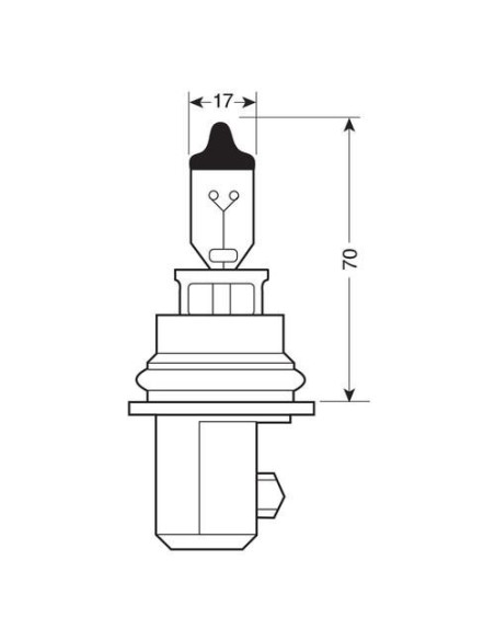 Kit lampadine blu xenon 20 HB1 12V 65 45W P29t 4500K