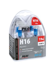 Coppia lampadine alogene Blu Xe 12V H16 PGJ19 3 19W 4100K 220LM