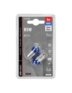 Lampadine alogene Blu Xe R5W 5W BA15s 12V moto scooter