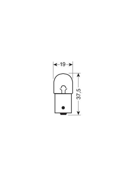 Lampadine alogene Blu Xe R5W 5W BA15s 12V moto scooter