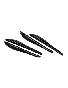 Set kit 4 salvaporta adesivi dynamic curvabili 180mm per auto