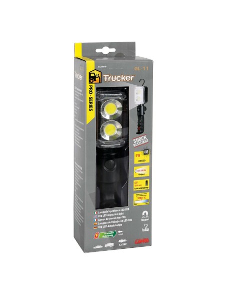 Lampada ispezione ricaricabile a Led Cob 12 24V con presa Usb
