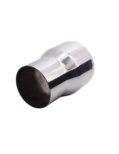 Adattatore acciaio diametro 76 63mm per terminali di scarico