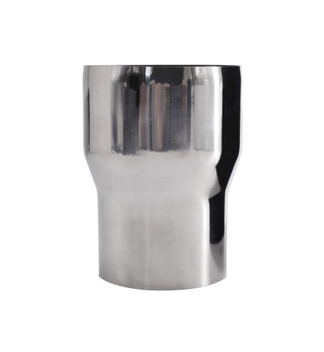 Adattatore acciaio diametro 76 63mm per terminali di scarico