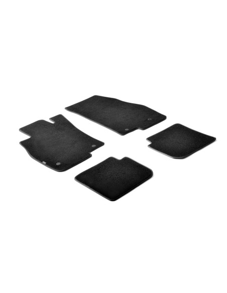 Set tappetini su misura moquette Alfa Romeo Mito dal 2008