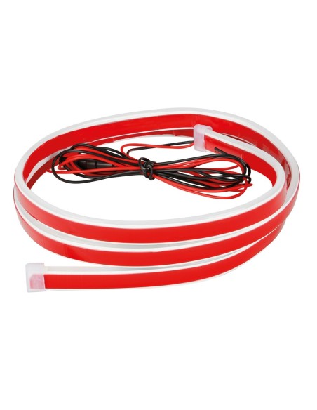 Striscia sottocofano Impermeabile a Led bianchi 120cm 12V