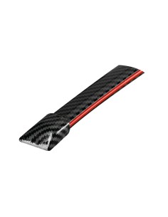 Spoiler carbon look adesivo con striscia luminosa led rossi 120cm 12V 2