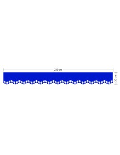 Oscura fascia parasole per camion universale Blu 2