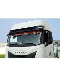 Oscura fascia parasole per camion universale Rosso 2
