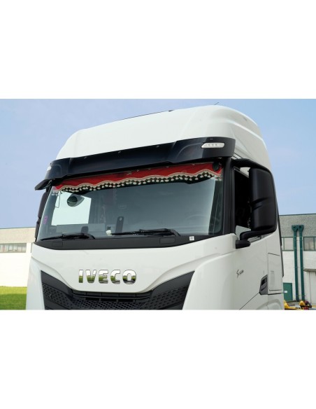 Oscura fascia parasole per camion universale Rosso