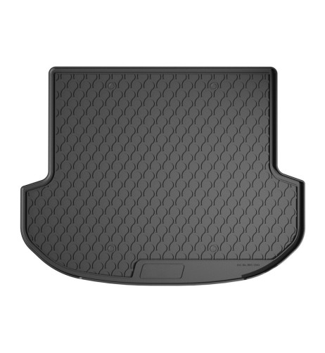 Vasca baule su misura gomma sintetica Hyundai Santa Fe Hybrid 2018 2024