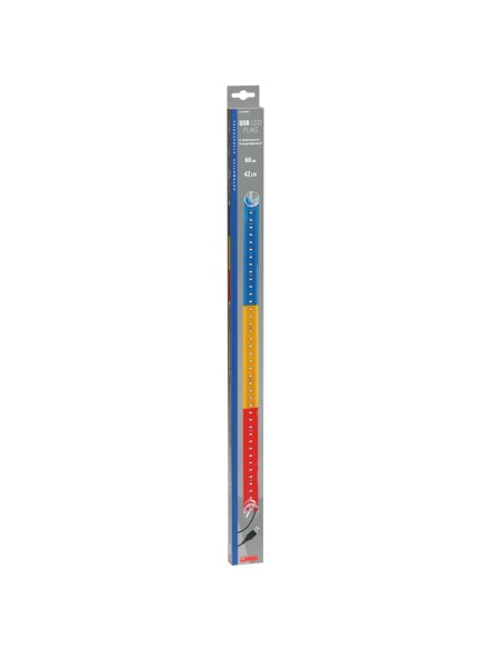 Bandiera luminosa Romania 42 Led USB camion 60cm
