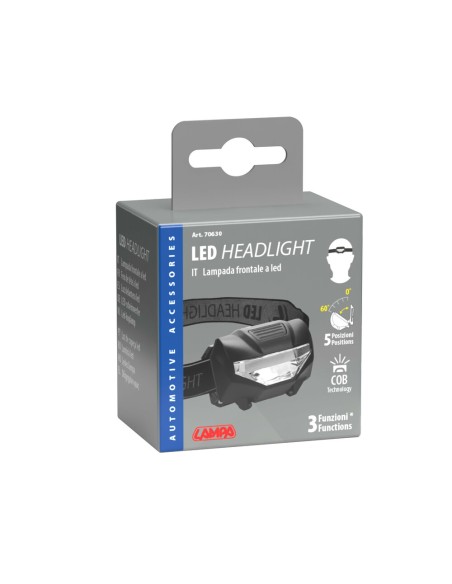 Lampada frontale a led